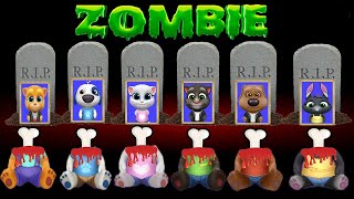 ZOMBIE  GoodBuy All Friends \ Talking Tom and FriendsZOMBIE SKIBIDI TOILET GoodBye Friends [upl. by Qahsi76]