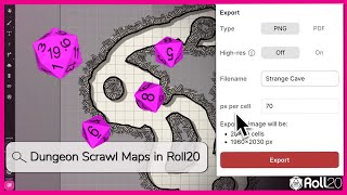 Import Your Dungeon Scrawl Maps Into Roll20 in Under a Minute [upl. by Anirdnajela]