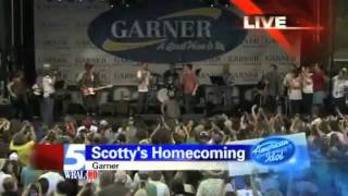 Josh Turner surprises Scotty McCreery on his stage [upl. by Lyrad86]