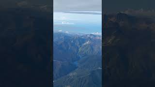 Apennine mountains Italy Airplane view near Pisa La Spezia Le Cinque Terre mountains travel [upl. by Bradeord848]