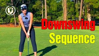 Golf Downswing Sequence [upl. by Vanni87]