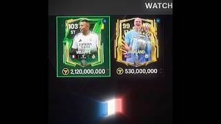 Mbappé x Haaland☠️ eafc25 fifa eafc24 eafcmobile fifamobile fifa shorts [upl. by Ennaxor827]