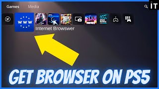 How To Get Web Browser on PS5 Working Method [upl. by Odlanor]