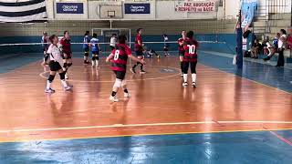 Flamengo 1 x 2 Aerovoley  50 set 2 [upl. by Filberte]