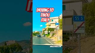 Driving to Tivoli Italy shorts italia tivoli italy reels shortvideo fyp trending viralvideo [upl. by Petra254]