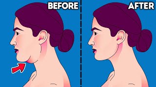 FACE FAT  How to Lose Face Fat  Facial Exercises for Double Chin [upl. by Cl]