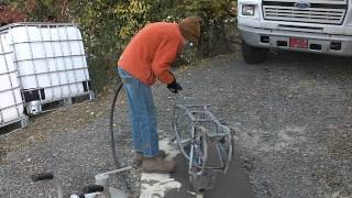 sand blasting quad frame [upl. by Eerpud342]