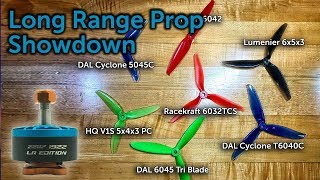 Prop Testing for Long Range Drones  Which prop is most efficient [upl. by Telrats]