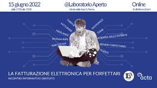 La fatturazione elettronica per forfettari [upl. by Anital]