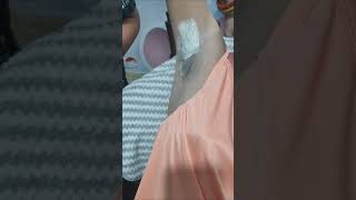 full growth armpit waxingunderarm waxwaxing skincare painlesswaxing ytviral ytshortsvideo [upl. by Enowtna]