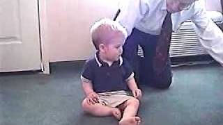 Neuro exam 12 Month Motor  Transition in and out of Sitting [upl. by Kezer]