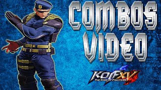 KOF XV HEIDERN Combos Video [upl. by Walcoff918]