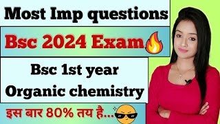 bsc 1st year organic chemistry most important questions for bsc 2024 exam notes pdf knowledge adda [upl. by Abas243]