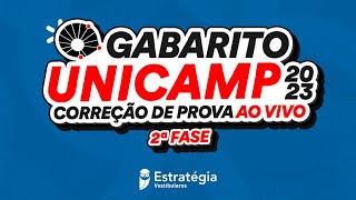 Gabarito UNICAMP 2023 2ª FASE  Dia 2 – Correção de prova AO VIVO [upl. by Fai]