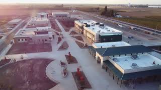 Progress on the New Dinuba High School and the roundabout [upl. by Nebra923]