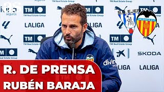 RUBÉN BARAJA RUEDA DE PRENSA completa previa al SD EJEA  VALENCIA CF de COPA del REY [upl. by Ilene]