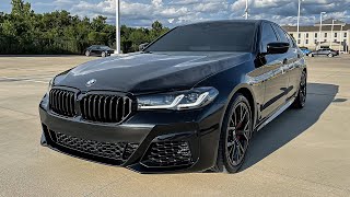 2022 BMW 540i Walkaround Review  Exhaust Sound amp Launch Control [upl. by Euqinitram139]