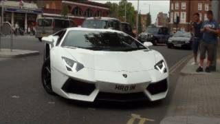 Lamborghini Aventador LP7004 Startup amp Small Acceleration [upl. by Sesylu]