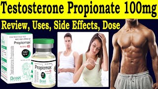 Testosterone propionate injection 100mg  Review Propiomax injection 100 mg  Uses Side Effects [upl. by Alderson]