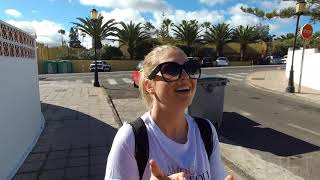 Walk around Corralejo  the final video for the Fuerteventura trip [upl. by Ninnette575]