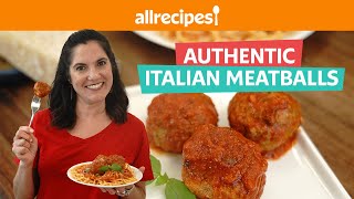 Easy amp Delicious Authentic Italian Meatballs  Allrecipes [upl. by Syman539]