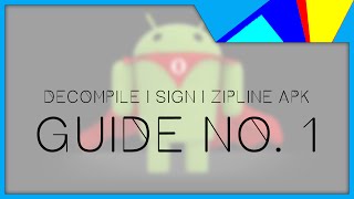 How to Decompile\Recompile apk Sign Ziplign apk  Complete package for GBICSJB [upl. by Galven28]