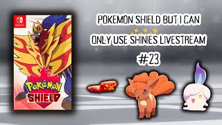 Motostoke Gym FULL ODDS shiny hunting  Pokemon Shield but I can only use SHINIES stream 23 [upl. by Jat714]