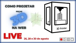 Aprenda a projetar e imprimir sua própria peça 3D [upl. by Yenreit]