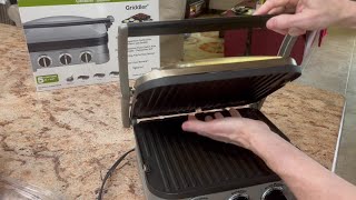 Cuisinart Griddler 5in1 Panini Press Sandwich Maker  HONEST Review [upl. by Petula]