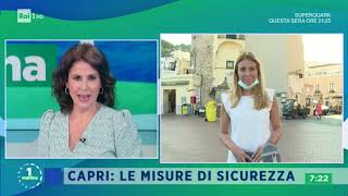 Capri le misure di sicurezza  Unomattina Estate 15072020 [upl. by Lemal]