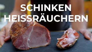 Schinken heißräuchern  Leckerer rauchiger Genuss [upl. by Aloin]