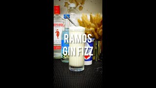 How to make a Ramos Gin Fizz cocktail at home recipe [upl. by Iatnahs226]