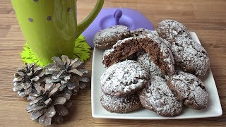 BISCOTTI MORBIDI AL CACAO Senza Burro e senza LATTE  Divertirsi in cucina [upl. by Aihseuqal856]