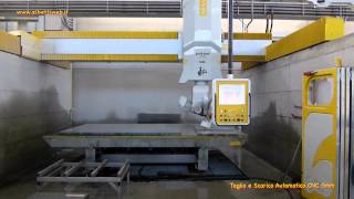 Fresa a ponte CNC  Gmm LITOX CNC  Scarico Automatico [upl. by Ettebab]