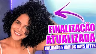 Finalização para cabelo cacheado 3c finalização atualizada [upl. by Jess]