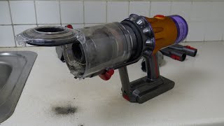 How To Clean And Maintain The Dyson V12 Cordless Vacuum [upl. by Soloman528]