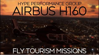 AIRBUS H160  FLY TOURISM MISSIONS in MSFS h160 msfs2020 hypeperformancegroup airbushelicopters [upl. by Nuahsel129]