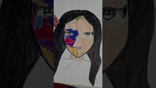 Art Competition 2024 Razielas PTA Reflection Accepting My Imperfection fineart youngartist [upl. by Leffen]