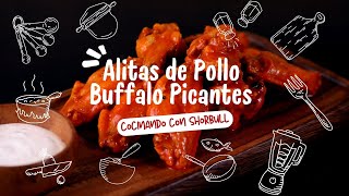 Alitas de Pollo Buffalo Picantes Cocinando con Shorbull [upl. by Jochbed]