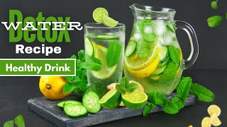 How to Make Detox Water  Healthy Drink  Instant Recipe [upl. by Joellen]