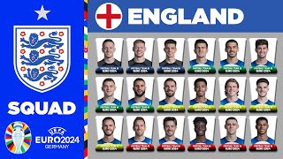 ENGLAND SQUAD EURO 2024  ENGLAND SQUAD DEPTH EURO 2024  UEFA EURO 2024 GERMANY [upl. by Alli]