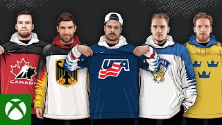 NHL 22 IIHF Update ft World Juniors International Teams and More [upl. by Navannod]