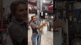 How to Lower a 4Post Car Lift Safely  Advantage Lift Lessons [upl. by Lak]