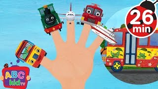 Finger Family Vehicles 2D  More Nursery Rhymes amp Kids Songs  CoCoMelon [upl. by Shannan]