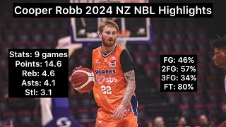 COOPER ROBB 2024 NEW ZEALAND NBL HIGHLIGHTS [upl. by Ahsekal]