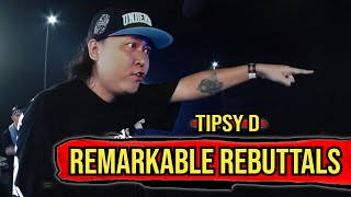 Tipsy D  Remarkable Rebuttals  FlipTop [upl. by Ahsian323]