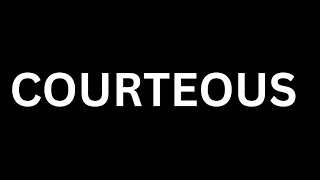 How to Pronounce quotCourteous quot in English Language how to say Courteous correctly [upl. by Erinna]