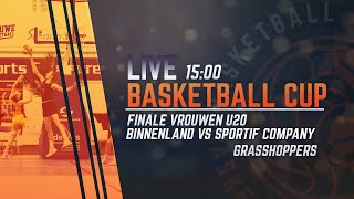 🏀🏆 Finale Basketball Cup Vrouwen U20 VetusBinnenland – Sportiff Company Grasshoppers [upl. by Olihs16]