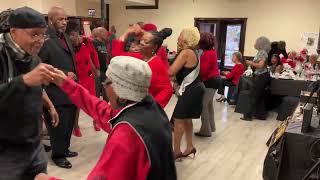 DMV Senior Hand Dancers BIRTHDAY DANCE Doris Estelle Izella amp othersDJ Ernie “G” Amer Legion [upl. by Issac]