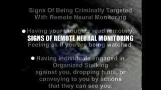 REMOTE NEURAL MONITORING Satellite HarassmentTerrorism Reality and Awareness [upl. by Joris]